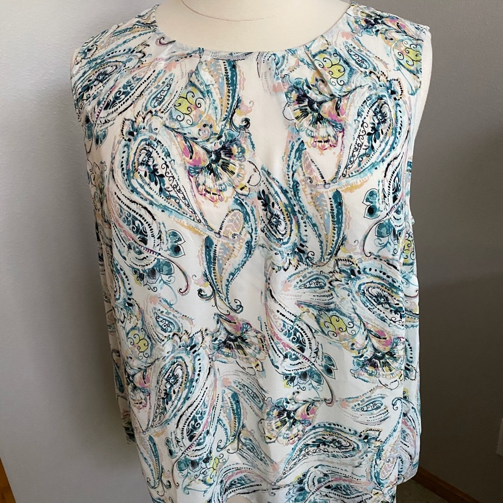 Silky sleeveless top 2XL